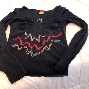 Save the Queen top size medium